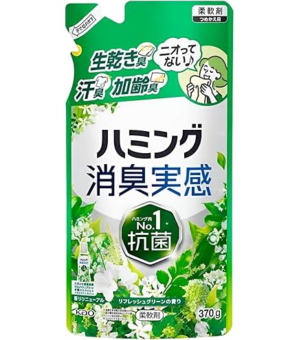 Amazon | 花王 ハミング消臭実感 リフレッシュグリーン詰替特大 950ml
